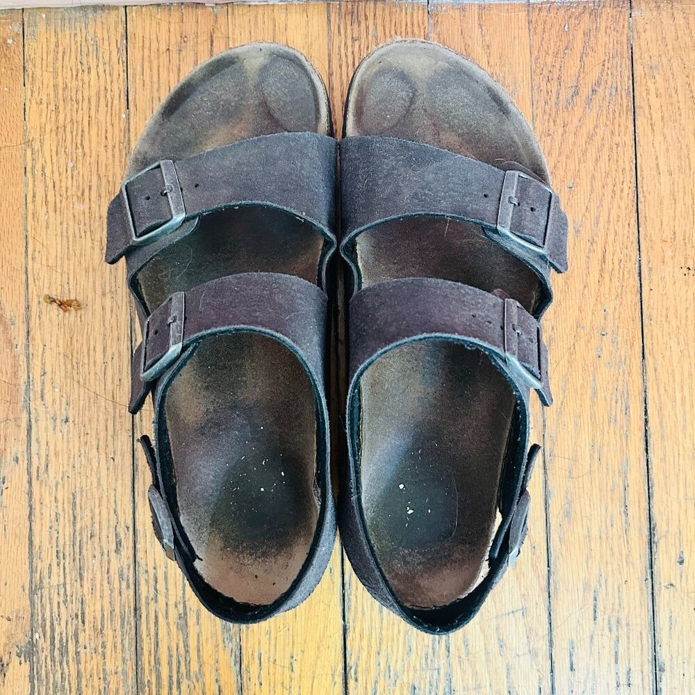 Men's Vegan Birkenstock Milano Sandals Size 44